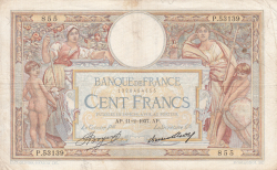 Image #1 of 100 Francs 1937 (11. II.)