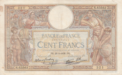 100 Franci 1939 (26. I.)