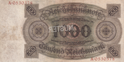 Image #2 of 1000 Reichsmark 1924 (11. X.) - Q