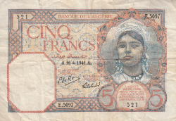 Image #1 of 5 Francs 1941 (16. IV.)