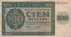 Image #1 of 100 Pesetas 1936 (21. XI.)
