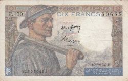 10 Francs 1949 (10. III.)