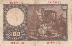 Image #2 of 100 Pesetas 1948 (2. V.)  - 2