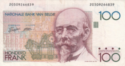 Image #1 of 100 Francs ND (1982-1994) - signatures Jacques Van Droogenbroeck / Alfons Verplaetse