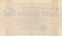 100 Miliarde (100 000 000 000) Mărci 1923 (22. X.) - 1