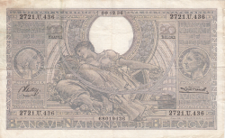 Image #1 of 100 Francs / 20 Belgas 1936 (9. XII.)