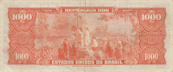 Image #2 of 1000 Cruzeiros ND (1943)