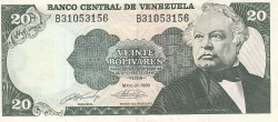 20 Bolivares 1990 (31. V.)