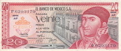 Image #1 of 20 Pesos 1973 (18. VII.) - Serie AP