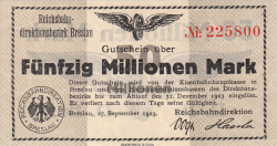 Image #1 of 50 Millionen Mark 1923 (27. IX.)