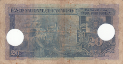 20 Rupias 1945 (29. XI.) - cancelled