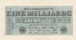 1 Milliarde (1 000 000 000) Mark 1923 (20. X.) - 1