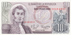 Image #1 of 10 Pesos Oro 1980 (7. VIII.)