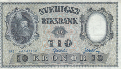 10 Kroner 1957 - 1