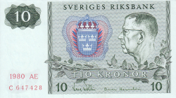 Image #1 of 10 Kronor 1980
