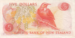 Image #2 of 5 Dolari ND (1975-1977)