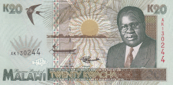 Image #1 of 20 Kwacha 1995 (1. VI.)