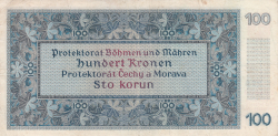 Image #2 of 100 Korun 1940 (20. VIII.)
