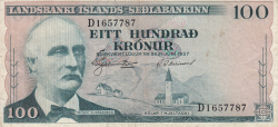 Image #1 of 100 Krónur L.1957