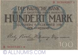 100 Mark 1918 (15. XII.)