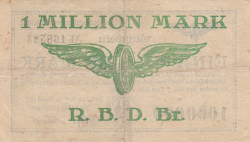 1 Million (1 000 000) Mark 1923 (15. VIII.)