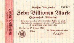 Image #1 of 10 Billionen (10 000 000 000 000) Mark 1923 (27. X.)