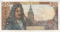 Image #2 of 50 Francs 1969 (6. III.)