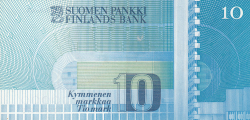 10 Markkaa 1986 - semnături Uusivirta / Koivikko