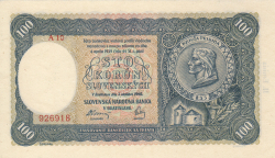 Image #1 of 100 Korun 1940 (7. X.)