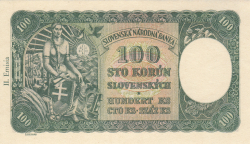 Image #2 of 100 Korun 1940 (7. X.)
