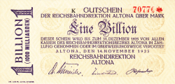 Image #1 of 1 Billion Mark 1923 (14. XI.) - 2