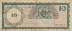10 Gulden 1962 (2. I.)