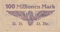 100 Millionen (100 000 000) Mark 1923 (27. IX.)