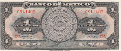 1 Peso 1965 (9. VI.) - Serie BCQ