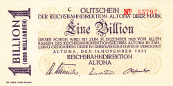 1 Billion Mark 1923 (14. XI.)