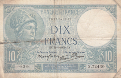 10 Franci 1939 (21. IX.)
