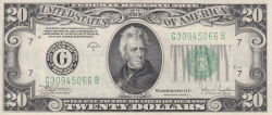 Image #1 of 20 Dolari 1934C - G
