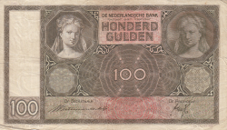 Image #1 of 100 Gulden 1939 (27. III.)