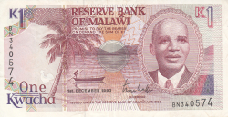 Image #1 of 1 Kwacha 1990 (1. XII.)
