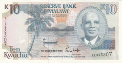10 Kwacha 1990 (1. XII.)