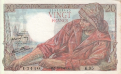 Image #1 of 20 Francs 1943 (7. X.)
