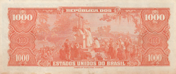 Image #2 of 1000 Cruzeiros ND (1953-1959)