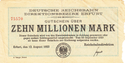 Image #1 of 10 Millionen (10 000 000) Mark 1923 (12. VIII.)