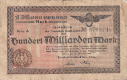100 Milliarden (100 000 000 000) Mark 1923 (18. X.)