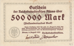 Image #1 of 500 000 Mark 1923 (8. VIII.)