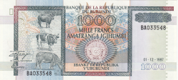 1000 Francs 1997 (1. XII.)