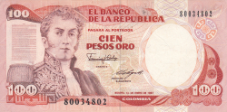 100 Pesos Oro 1987 (1. I.)