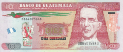 Image #1 of 10 Quetzales 2015 (28. I.)
