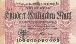 100 Milliarden (100,000,000,000) Mark 1923 (22. X.) - 2