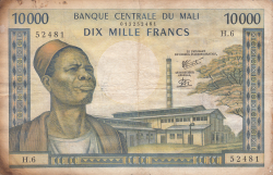 Image #1 of 10 000 Francs ND (1970-1984)